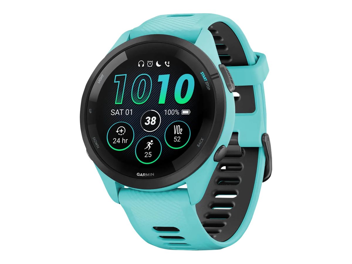 GARMIN Forerunner 265 Fitnesstracker tUerkisblau, schwarz