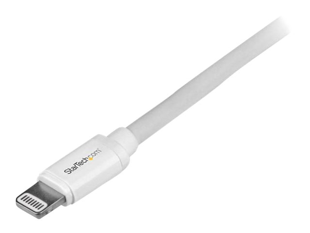 StarTech.com 2m Apple 8 Pin Lightning Connector auf USB Kabel - Weiß - USB Kabel für iPhone / iPod / iPad - Ladekabel / Datenkabel - Lightning-Kabel - Lightning / USB - 2 m