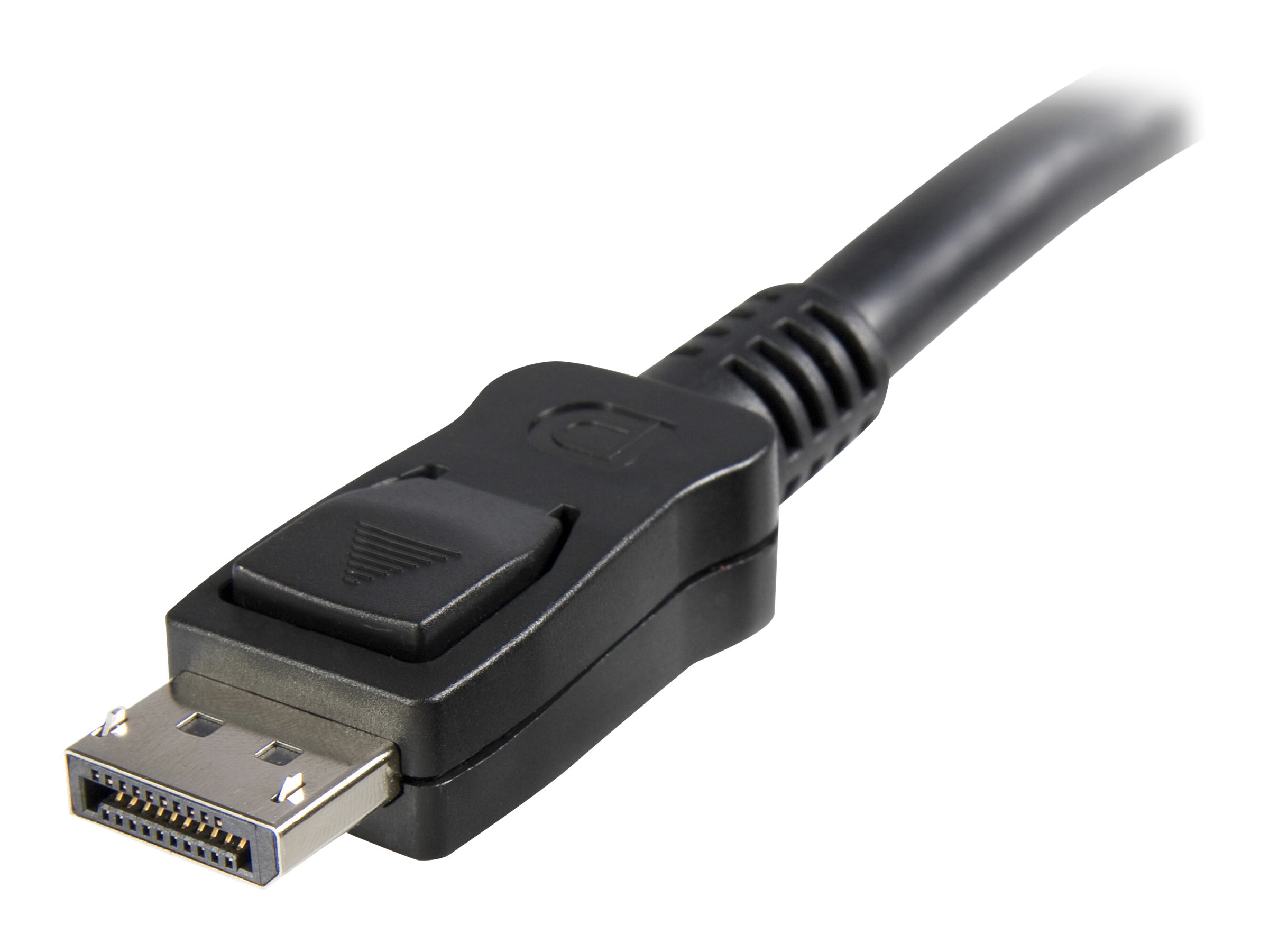 StarTech.com 3m DisplayPort 1.2 Kabel mit Verriegelung (Stecker/Stecker) - DP 4k Audio- / Videokabel Kabel - Schwarz - DisplayPort-Kabel - 3 m