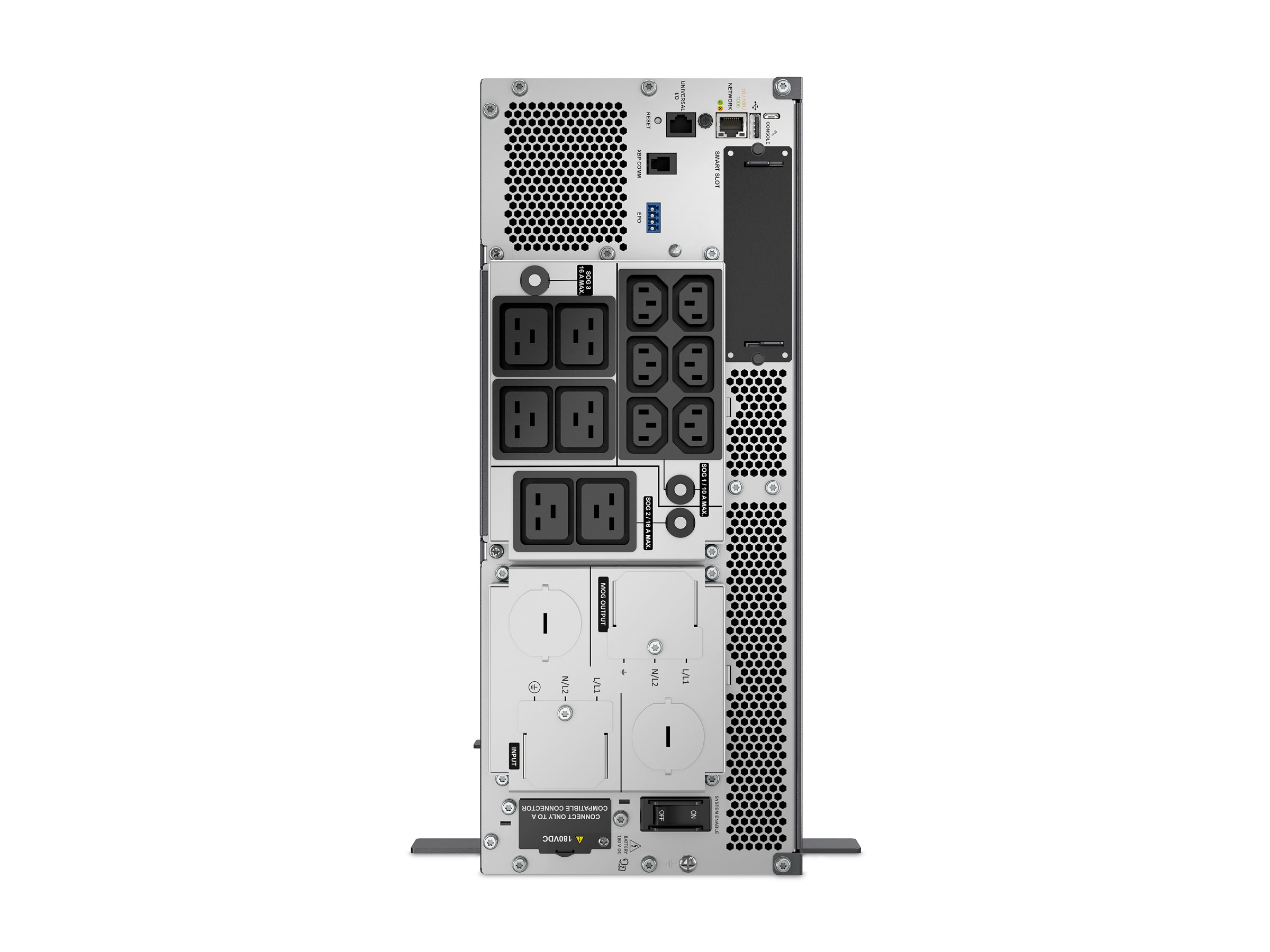 APC SmartUPS Ultra SRTL8KRM4UI UPS Rack high density online AC 230V 8000Watt 8000VA Liion oc 12 4U silver gray