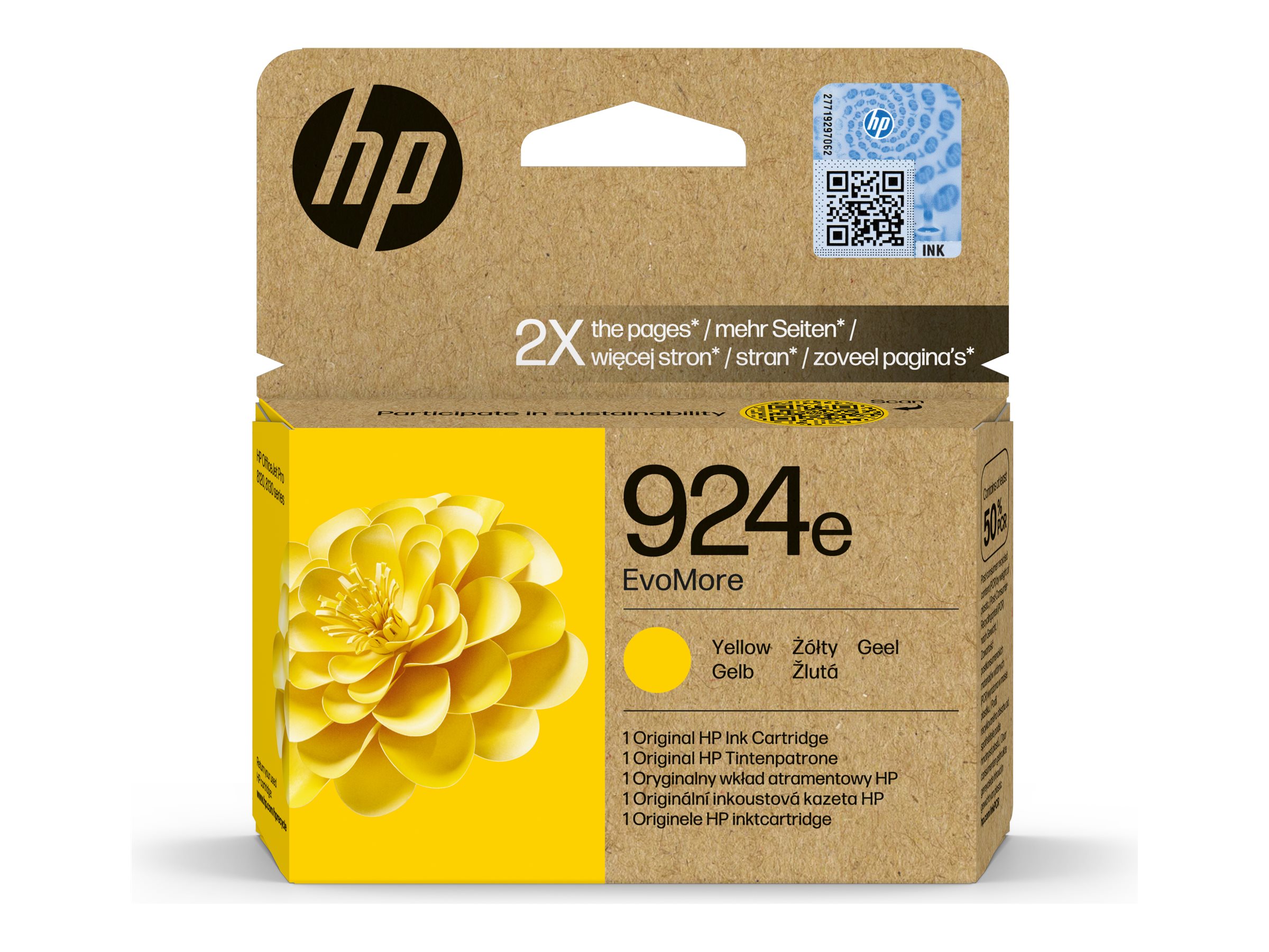 HP 924e (4K0U9NE) gelb Druckerpatrone HP 924e (4K0U9NE) gelb Druckerpatrone