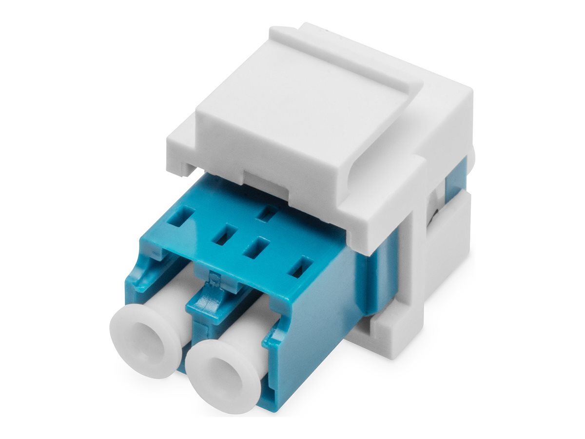 ASSMANN Fiber LC-duplex coupler SM for keystone panel