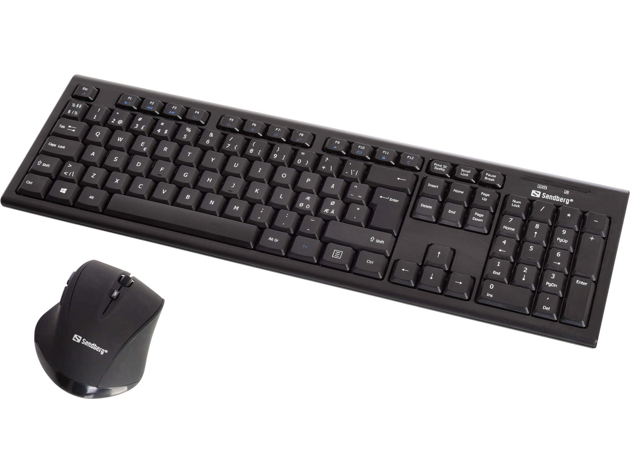 SANDBERG DesktopSet Tastatur‑Maus‑Set kabellos
