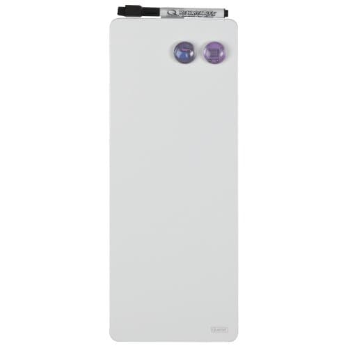 ACCO Glas-Magnettafel Mini 14,0 x 36,5 cm weiß