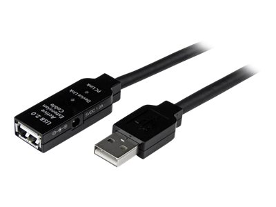 StarTech.com 5m aktives USB 2.0 Verlängerungskabel - St/Bu - USB Verlängerung / Repeater Kabel - USB-Verlängerungskabel - USB bis USB - 5 m