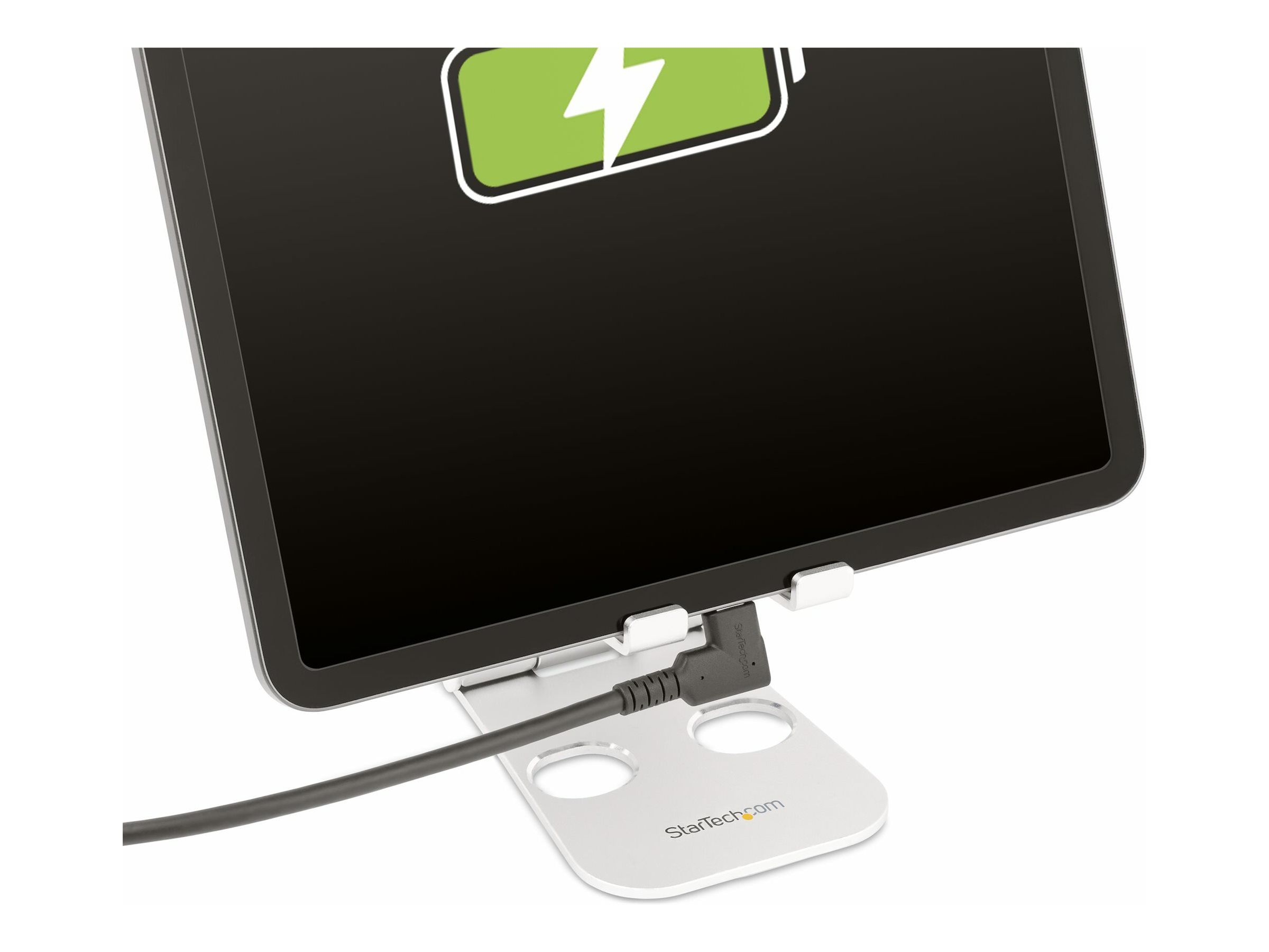 STARTECH.COM 1m USB-C Kabel Gewinkelt 10Gbit/s USB C auf USB C Datenkabel/Monitor/Docking Station Kabel 4K 100W 90 Grad Winkelstecke