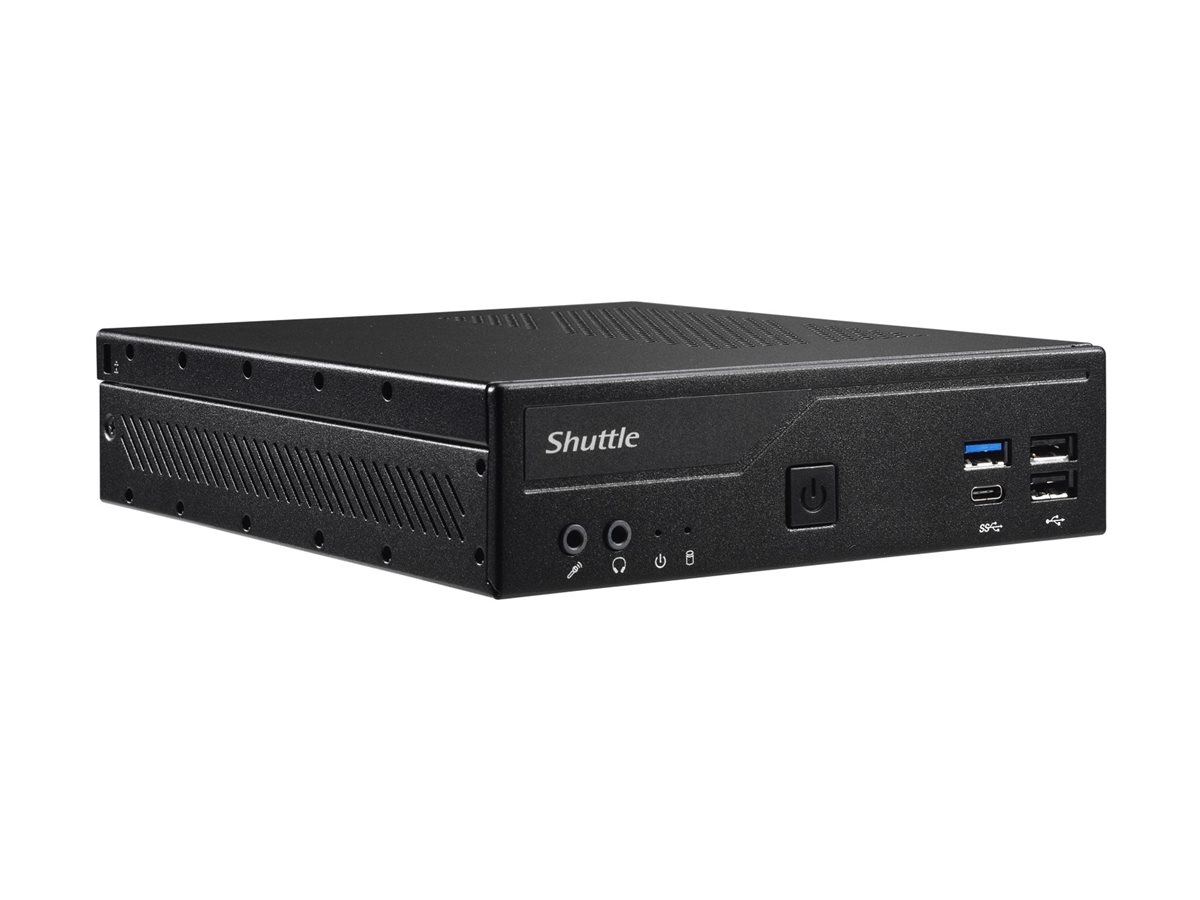 SHUTTLE Barebone XPC slim DH610 LGA1700 2xSODIMM 2xM.2 1xHDMI 1xDP