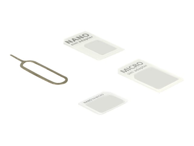 Delock SIM Karten Adapterset 4 in 1