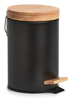 Zeller Kosmetikeimer 3,0 l Bambus, schwarz Zeller Kosmetikeimer 3,0 l Bambus, schwarz