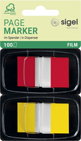 SIGEL ZMarker Haftmarker farbsortiert 2x 50 Streifen