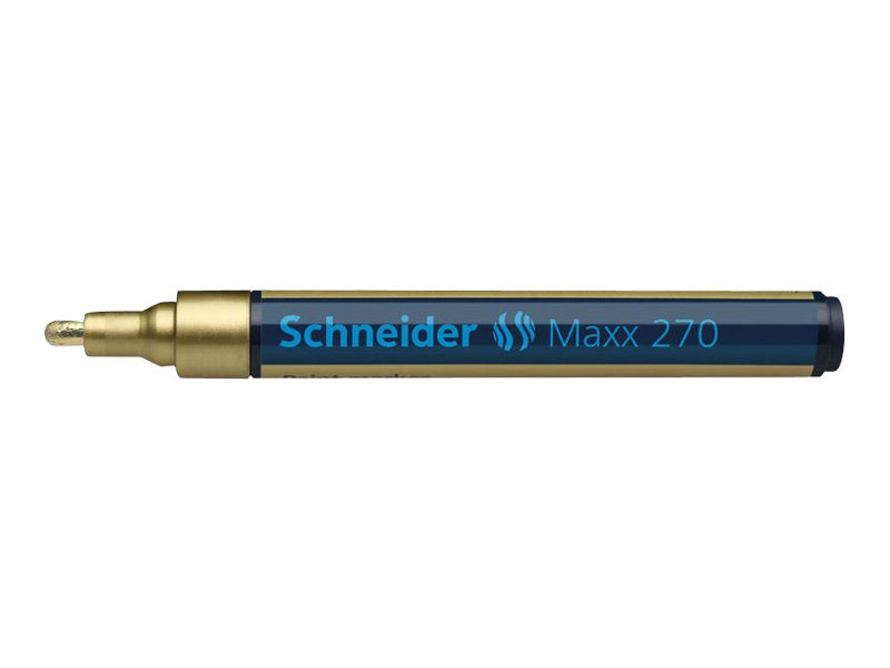 Schneider Maxx 270 Lackmarker gold 1,0 - 3,0 mm, 1 St. Schneider Maxx 270 Lackmarker gold 1,0 - 3,0 mm, 1 St.