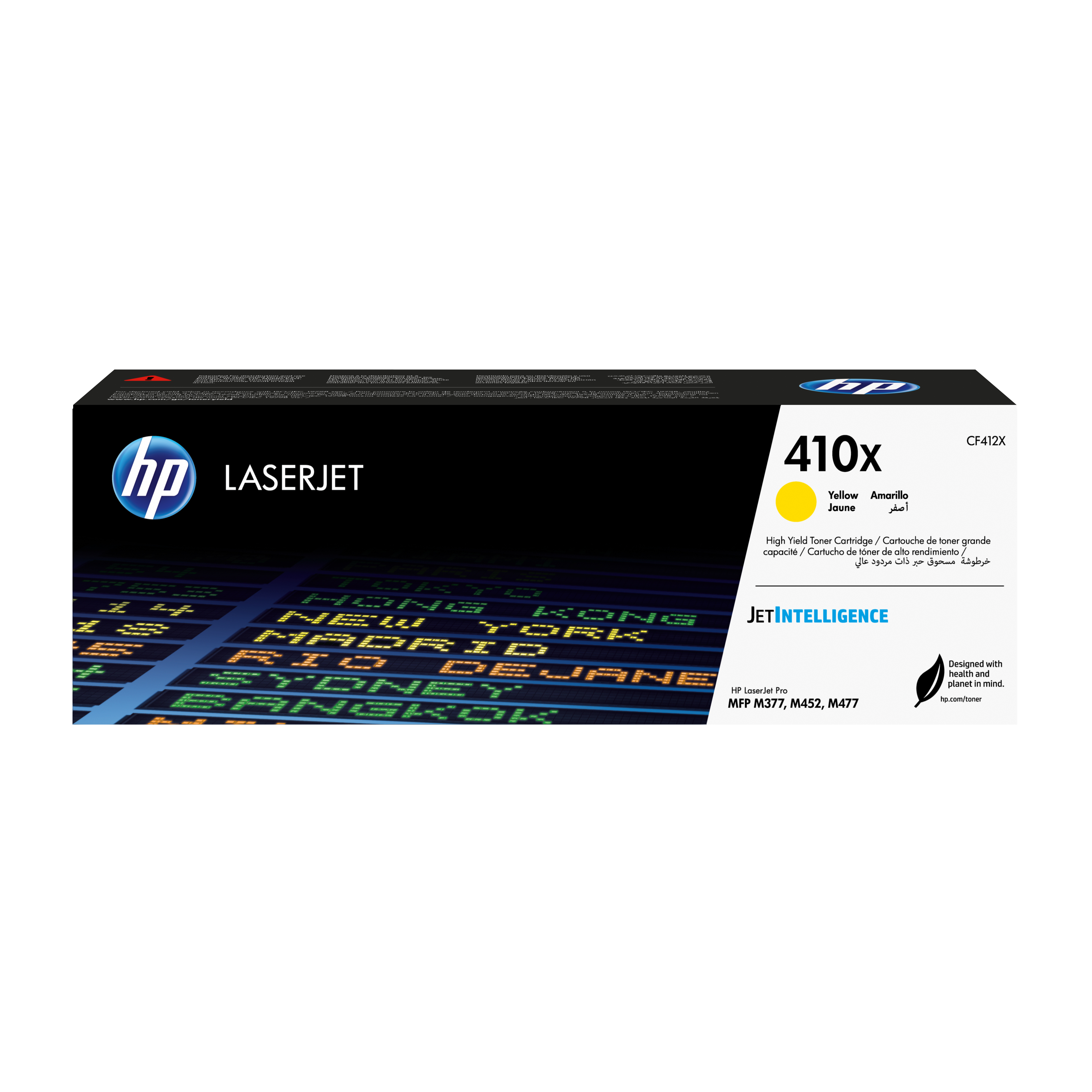 HP 410X CF412X gelb Tonerkartusche