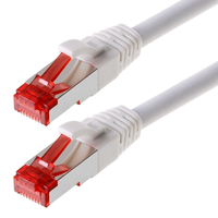 helos Patchkabel Cat 6 SFTP RJ45 weiß 3m AWG277 LSZH GHMT