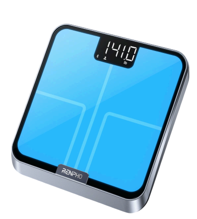 RENPHO Personenwaage PEUR A017 Elis Chroma Smart Scale silber fuer max 180,0 kg