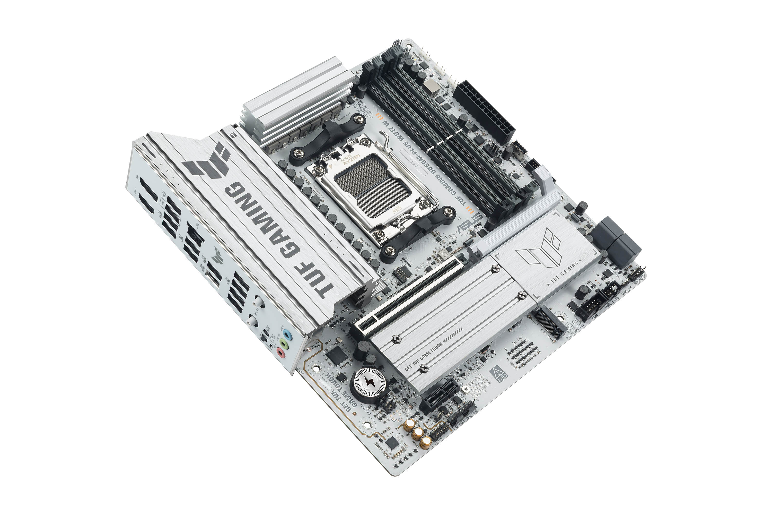 ASUS AMD TUF GAMING B850MPLUS WIFI7 W MicroATX motherboard DDR5 PCIe 50 3xM2 1xHDMI 1xDisplayPort
