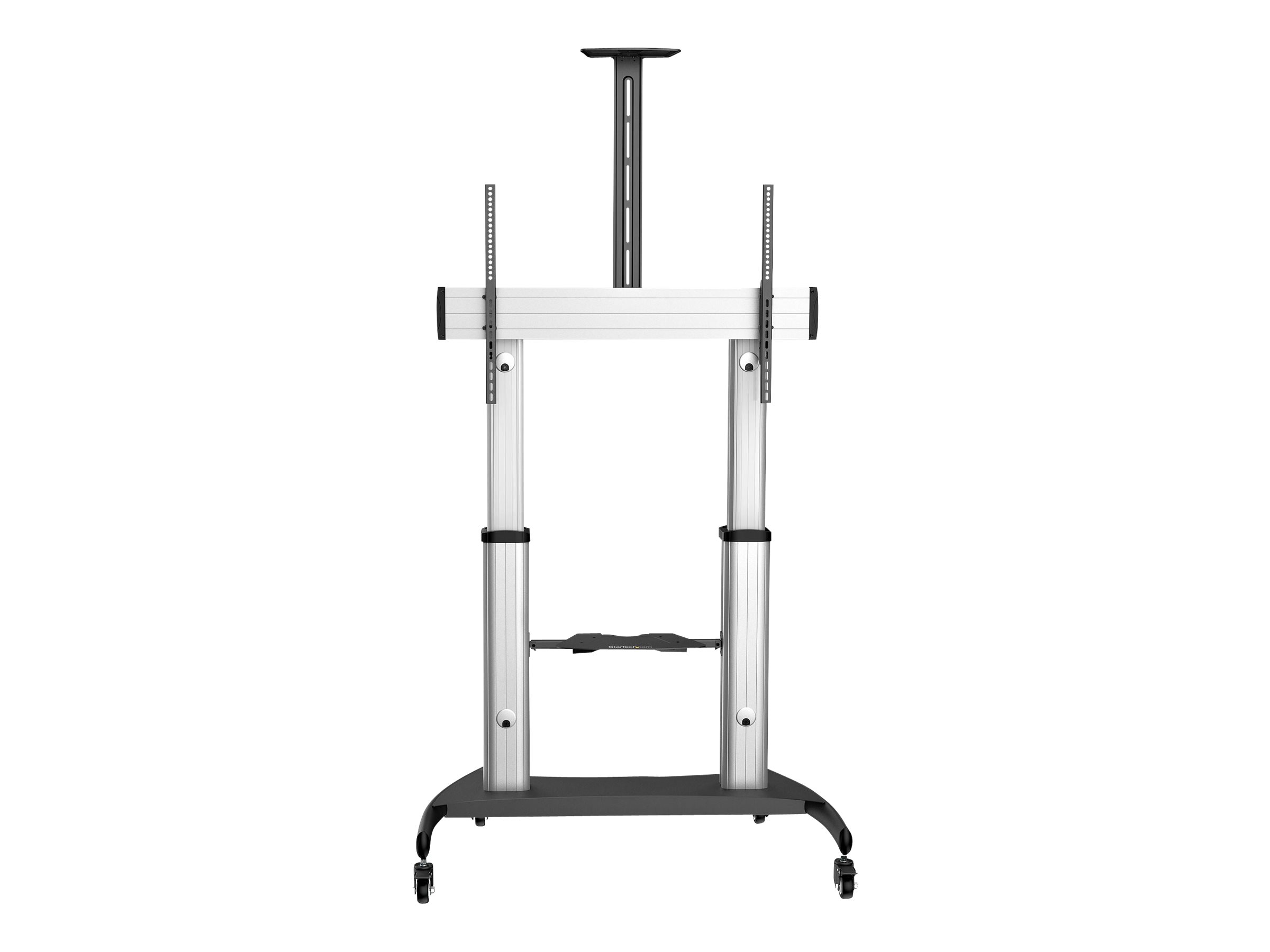 STARTECH.COM Mobile TV Stand - For 60-100inch Display 100kg Height Adjustable Rolling TV Floor Stand STARTECH.COM Mobile TV Stand - For 60-100inch Display 100kg Height Adjustable Rolling TV Floor Stand