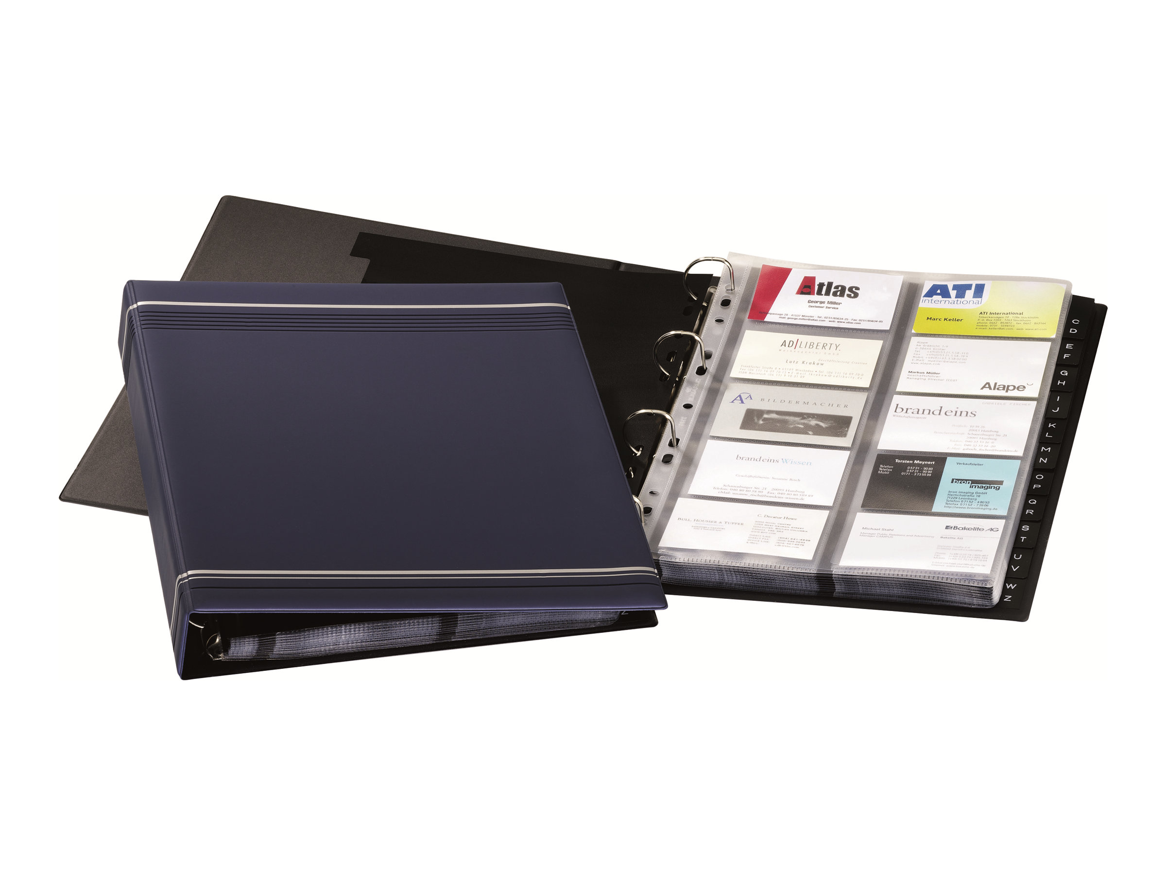 DURABLE Visitenkarten-Ringbuch VISIFIX A4 anthrazit