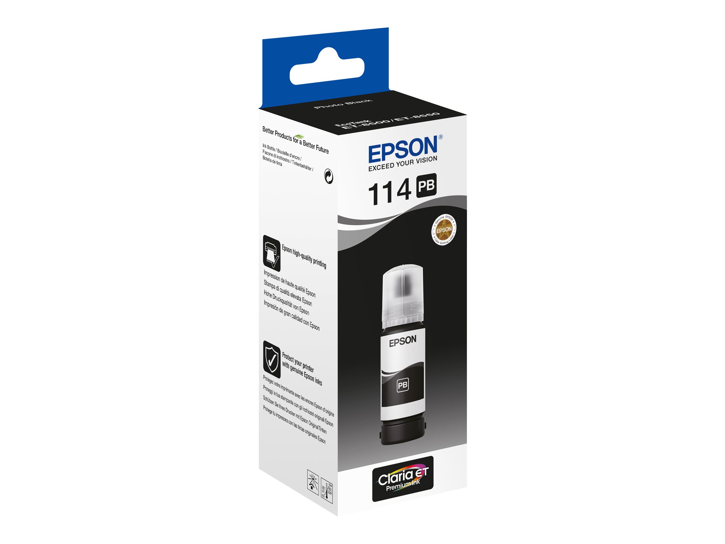 C13T07B140 EPSON ET114 EcoTank Fototinte C13T07B140 EPSON ET114 EcoTank Fototinte