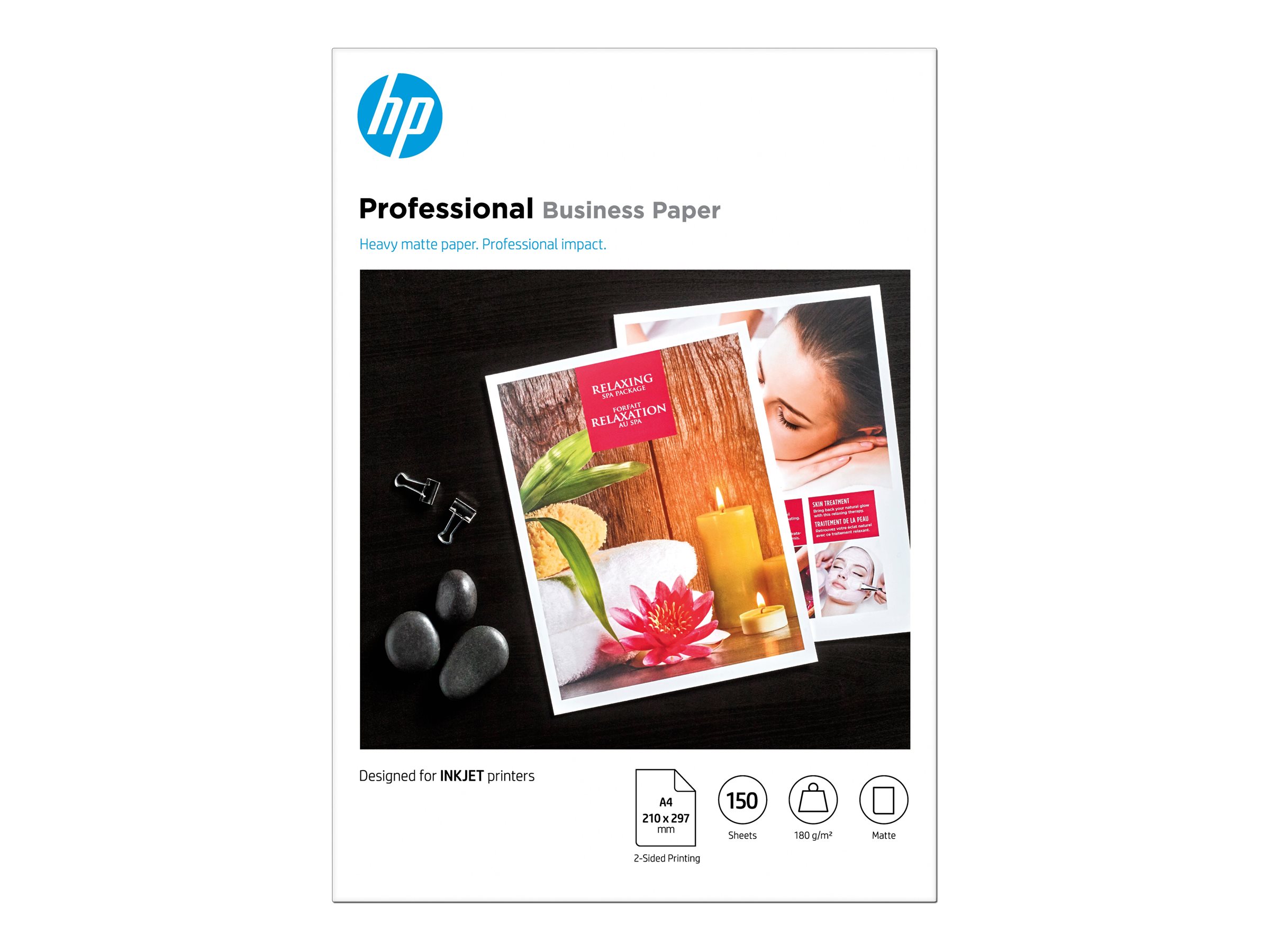 HP Fotopapier 7MV79A DIN A4 matt 180 g/qm 150 Blatt