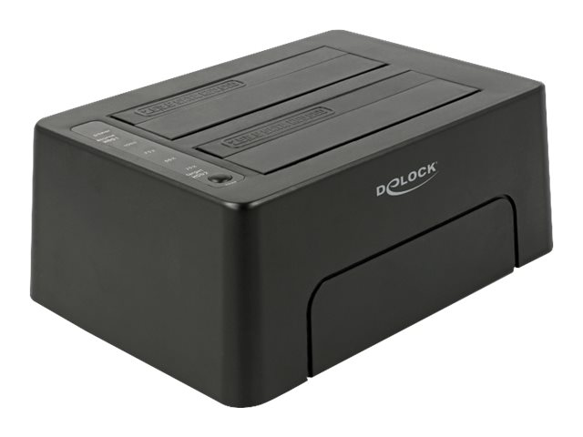 Delock USB TypeC 31 Dockingstation für 2 x SATA HDD SSD mit Klon Funktion