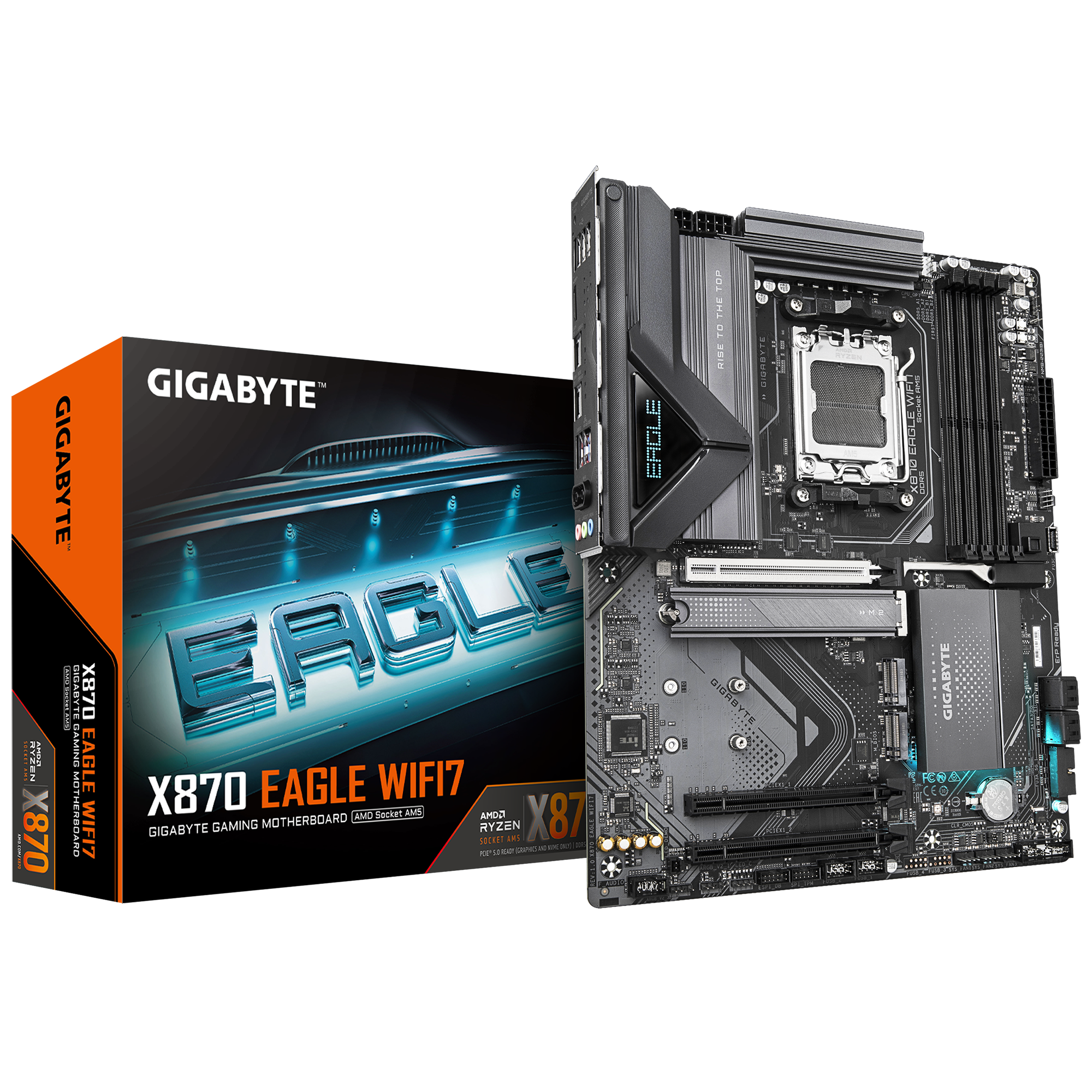 GIGABYTE X870 EAGLE WIFI7 AM5 4xDDR5 ATX HDMI USB WIFI MB