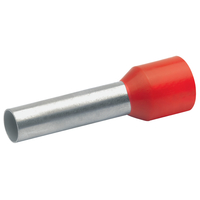 Klauke Aderendhuelse n. DIN 10qmm 12mm rot VZ isoliert