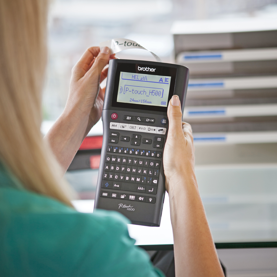 brother Ptouch H500 Beschriftungsgerät schwarz