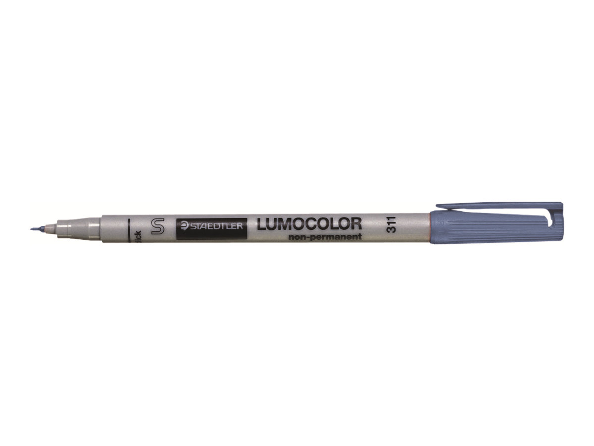 10 STAEDTLER Lumocolor Folienstifte blau 0,4 mm non-permanent