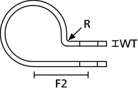 HellermannTyton Befestigungsschelle H4P-N66-NA-M1