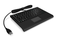 KEYSONIC Mini-Tastatur Touchpad ACK-3410 schwarz Touchpad ultraflache Bauform SoftSkin X-type technologie blaue Status LEDs USB KEYSONIC Mini-Tastatur Touchpad ACK-3410 schwarz Touchpad ultraflache Bauform SoftSkin X-type technologie blaue Status LEDs USB
