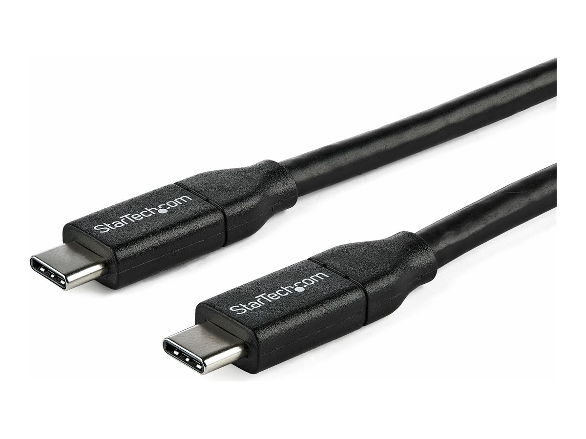 STARTECH.COM USB C To USB C Cable - 3 ft / 1m - USB-IF Certified - 5A PD - USB 2.0 - USB Type C Charging Cable - USB C Fast Charge C