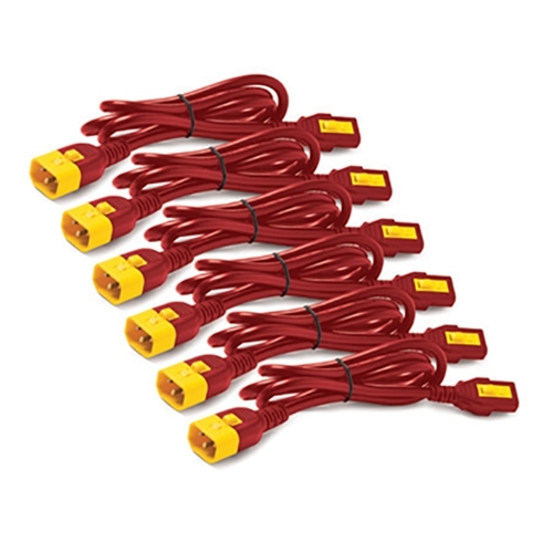 APC Power cable kit power IEC 60320 C13 to IEC 60320 C14 10 A 1,8m red