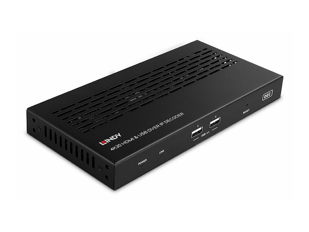 4K30 HDMI & USB over IP Decoder Multicast & Videowall