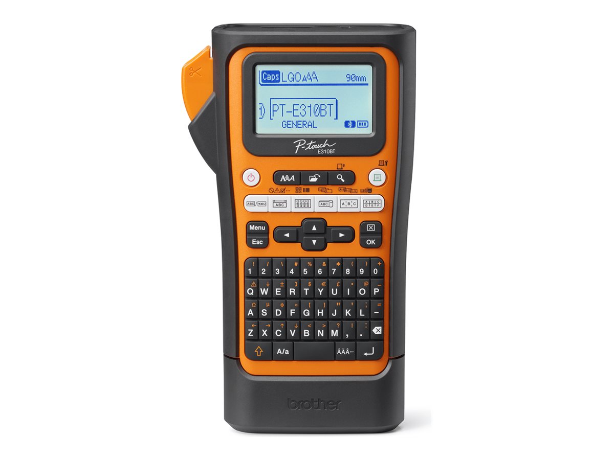 brother P-touch E310BT BeschriftungsgerÃ¤t orange, schwarz