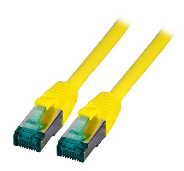 EFB Elektronik RJ45 Patchkabel S/FTP Cat.6A 0,5m gelb