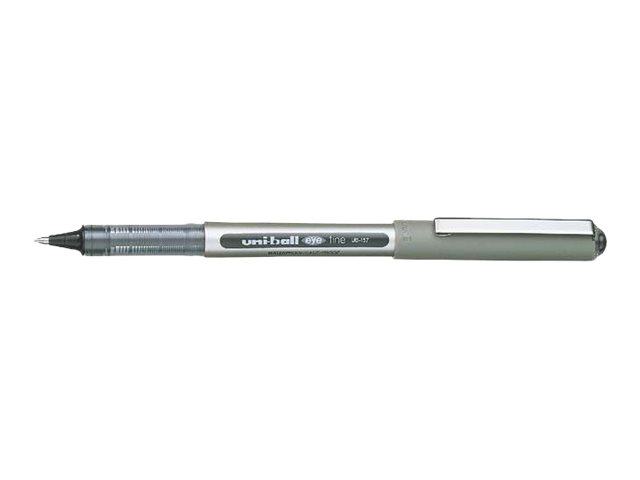 uni-ball eye fine UB-157E Tintenroller silber 0,4 mm, Schreibfarbe: schwarz, 12 St. uni-ball eye fine UB-157E Tintenroller silber 0,4 mm, Schreibfarbe: schwarz, 12 St.