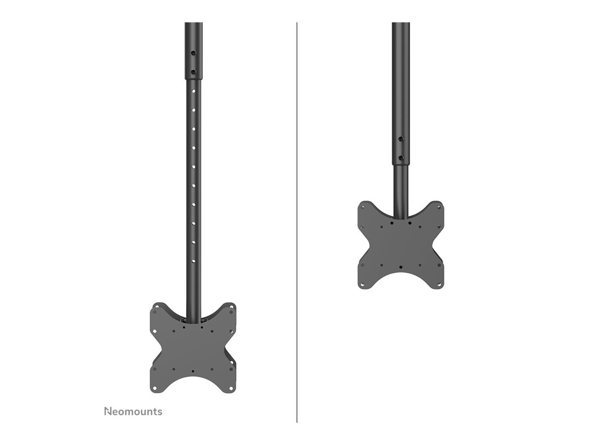 NEOMOUNTS Back-to-Back Screen Ceiling Mount Height 106-156cm