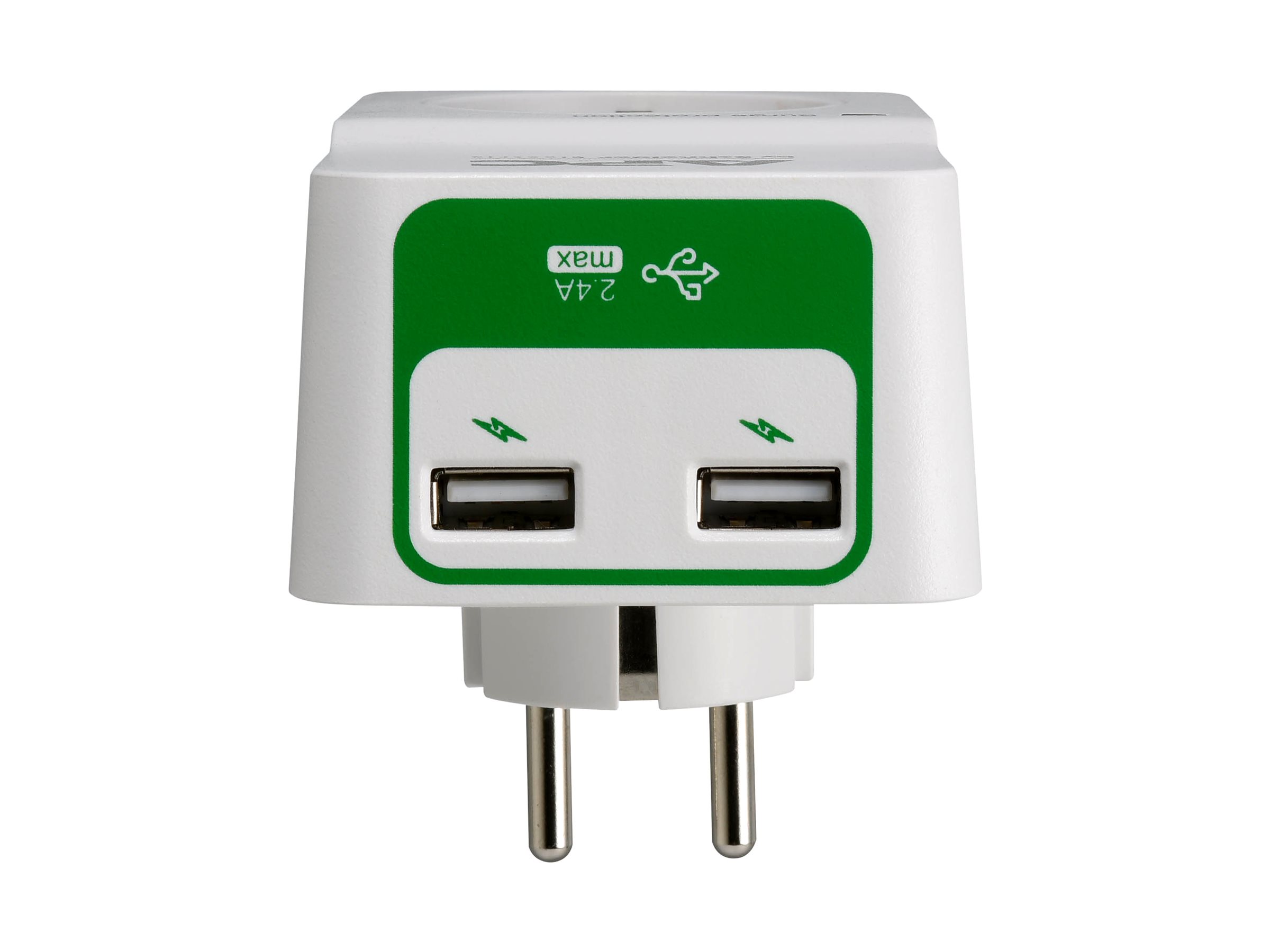 APC Essential SurgeArrest 1 Outlet 230V 2 Port USB Charger Germany