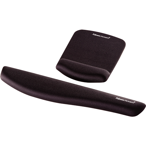 Fellowes Mousepad mit Handgelenkauflage PlushTouch schwarz