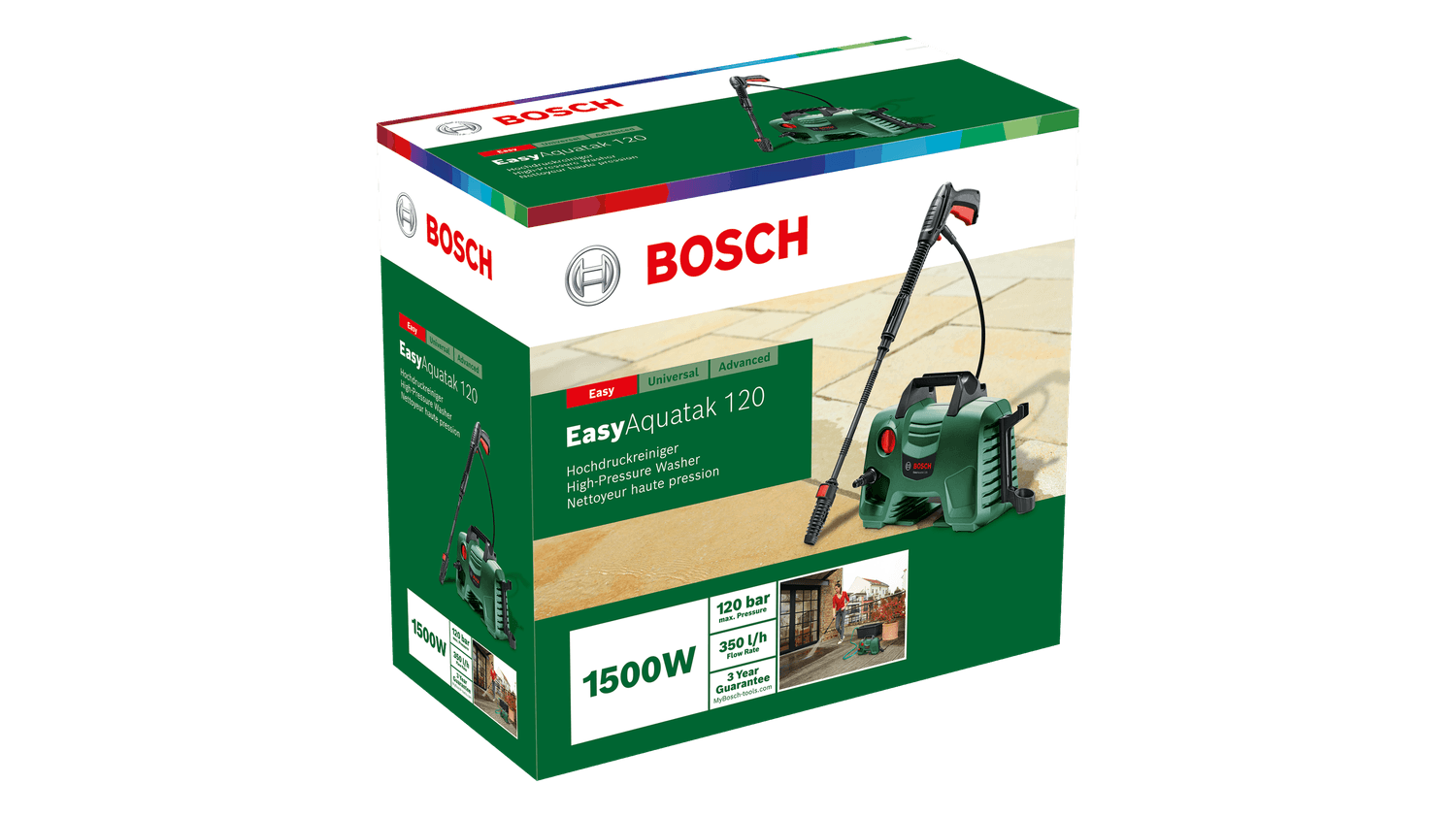 BOSCH Home Garden EasyAquatak 120 Hochdruckreiniger