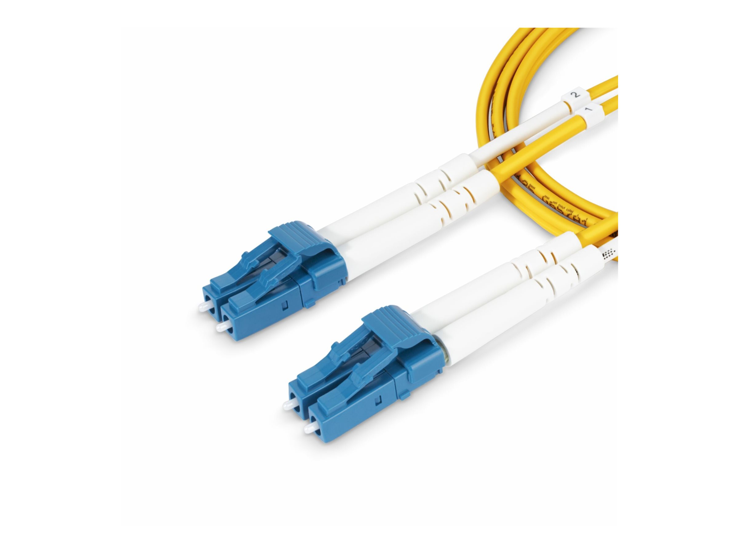 STARTECHCOM 30meter LWL Patchkabel LC LC UPC Singlemode OS2 Duplex 9125um 10Gbit LSZH Glasfaserkabel