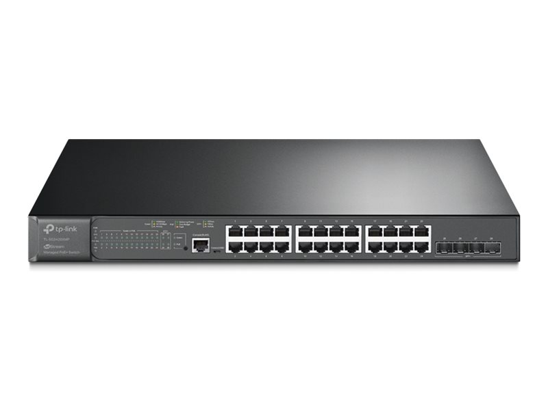 TP-LINK SG3428XMP Omada L2+ Managed Switch 24× Gigabit PoE+ 4× 10GE SFP+ TP-LINK SG3428XMP Omada L2+ Managed Switch 24× Gigabit PoE+ 4× 10GE SFP+