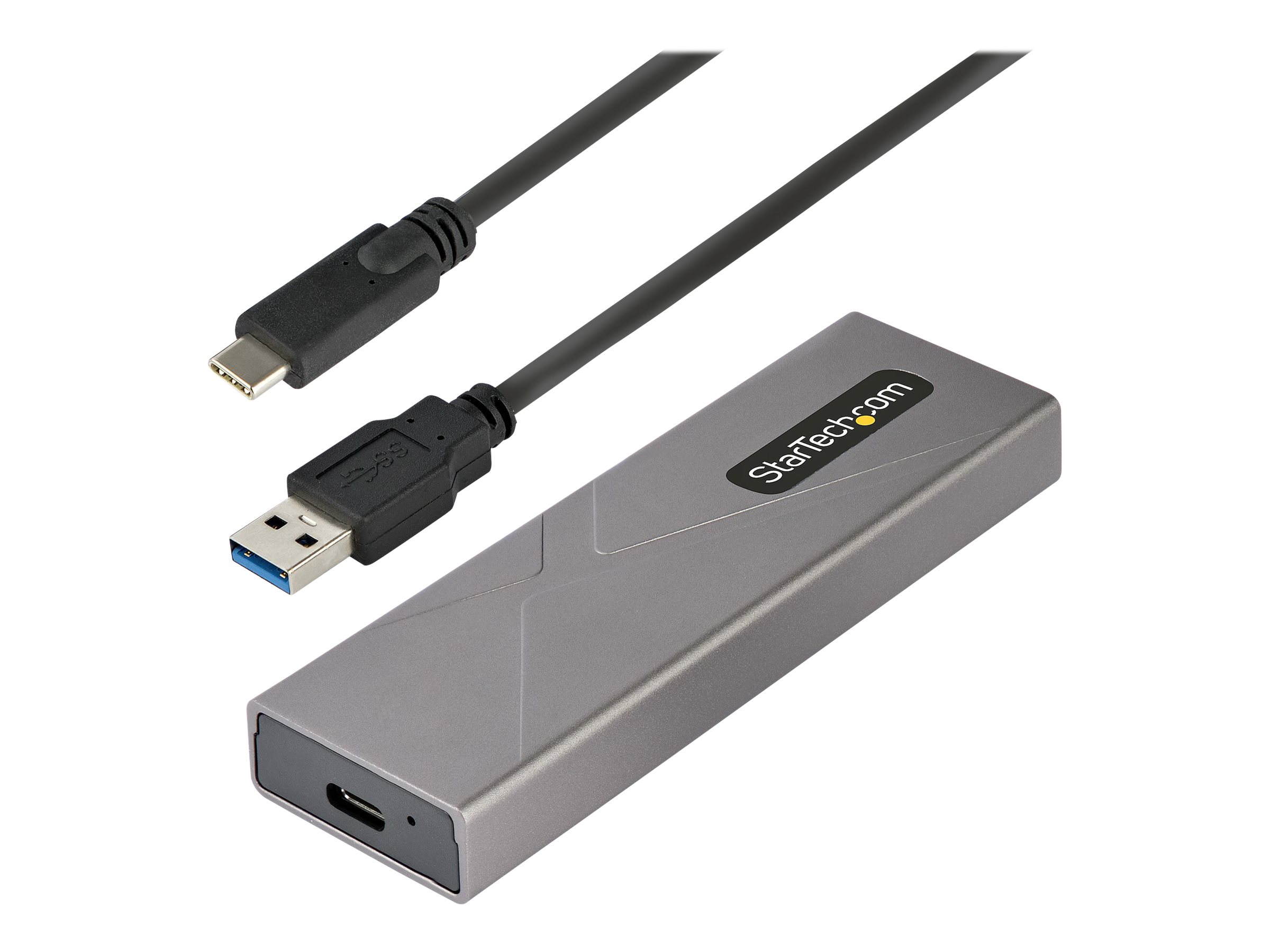STARTECH.COM USB-C 10Gbps to M.2 NVMe or M.2 SATA SSD Enclosure Tool-free M.2 PCIe/SATA SSD Aluminum Enclosure USB-C & USB-A STARTECH.COM USB-C 10Gbps to M.2 NVMe or M.2 SATA SSD Enclosure Tool-free M.2 PCIe/SATA SSD Aluminum Enclosure USB-C & USB-A