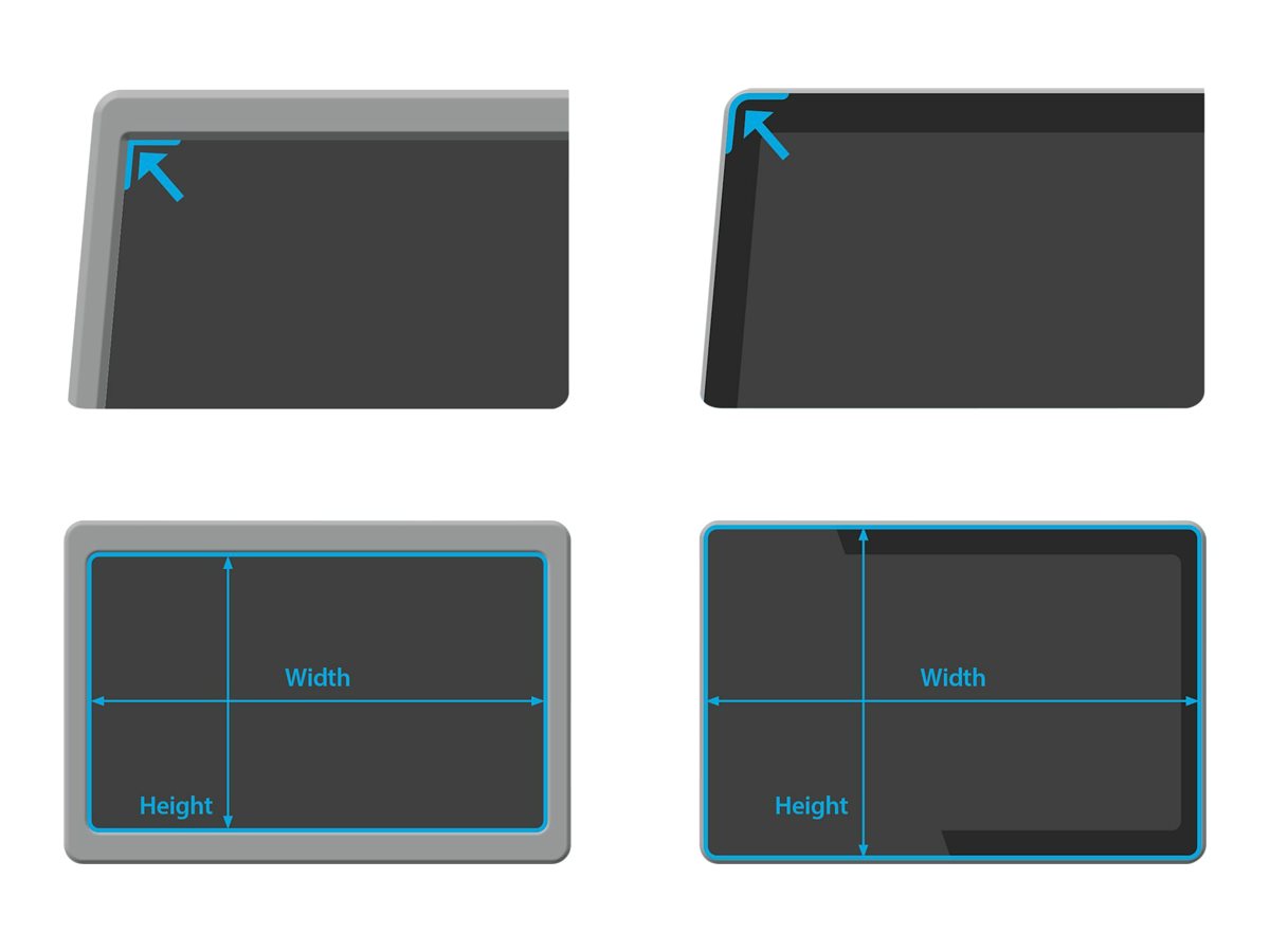 STARTECHCOM 27inch Monitor Privacy Screen Universal Matte or Glossy 169 Aspect Ratio 30 Degree Privacy Viewing Angle