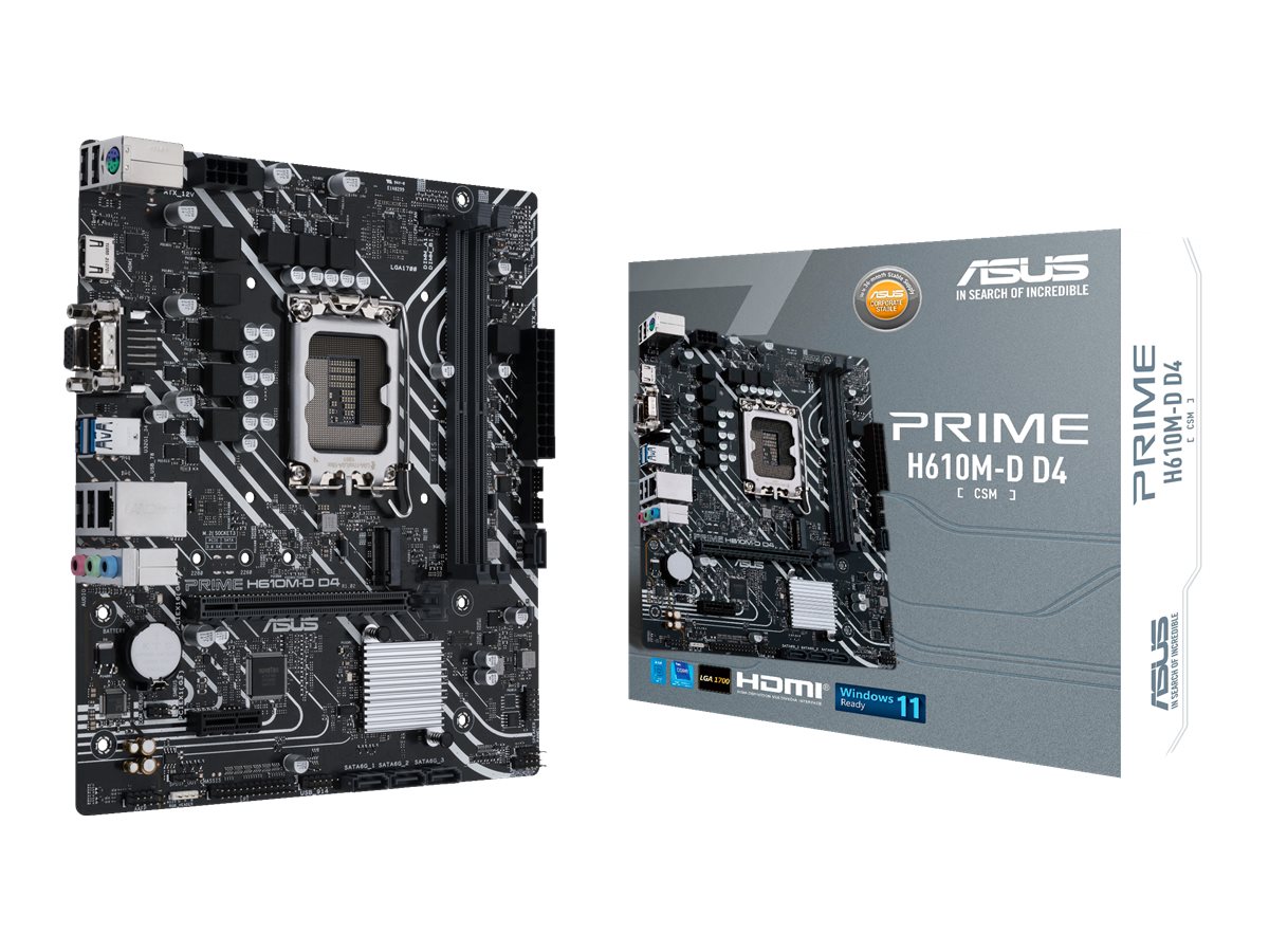 ASUS PRIME H610MD D4 LGA1700 DDR4 mATX MB