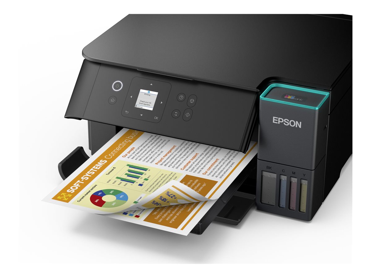 EPSON EcoTank ET2950 3 in 1 TintenstrahlMultifunktionsdrucker schwarz