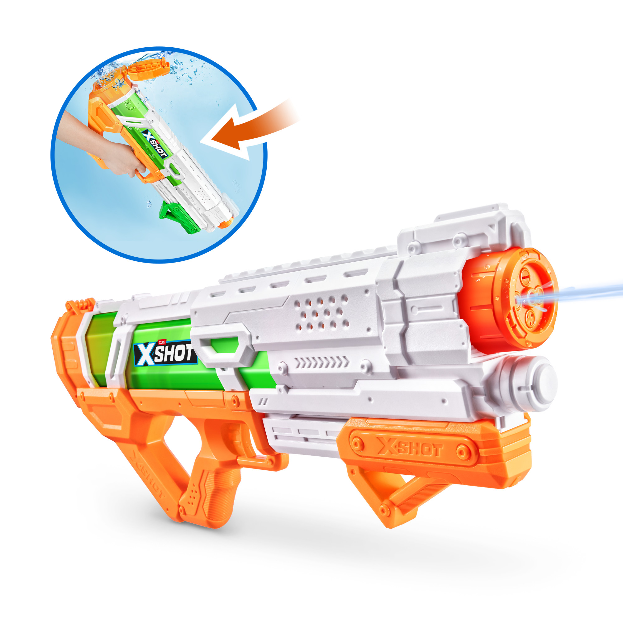 ZURU Wasserpistole XSHOT Epic Fast Fill mehrfarbig, 1 St