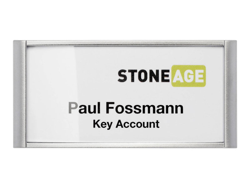 10 DURABLE Badge Classic Namensschilder mit Kombiklemme 7,4 x 3,4 cm 10 DURABLE Badge Classic Namensschilder mit Kombiklemme 7,4 x 3,4 cm