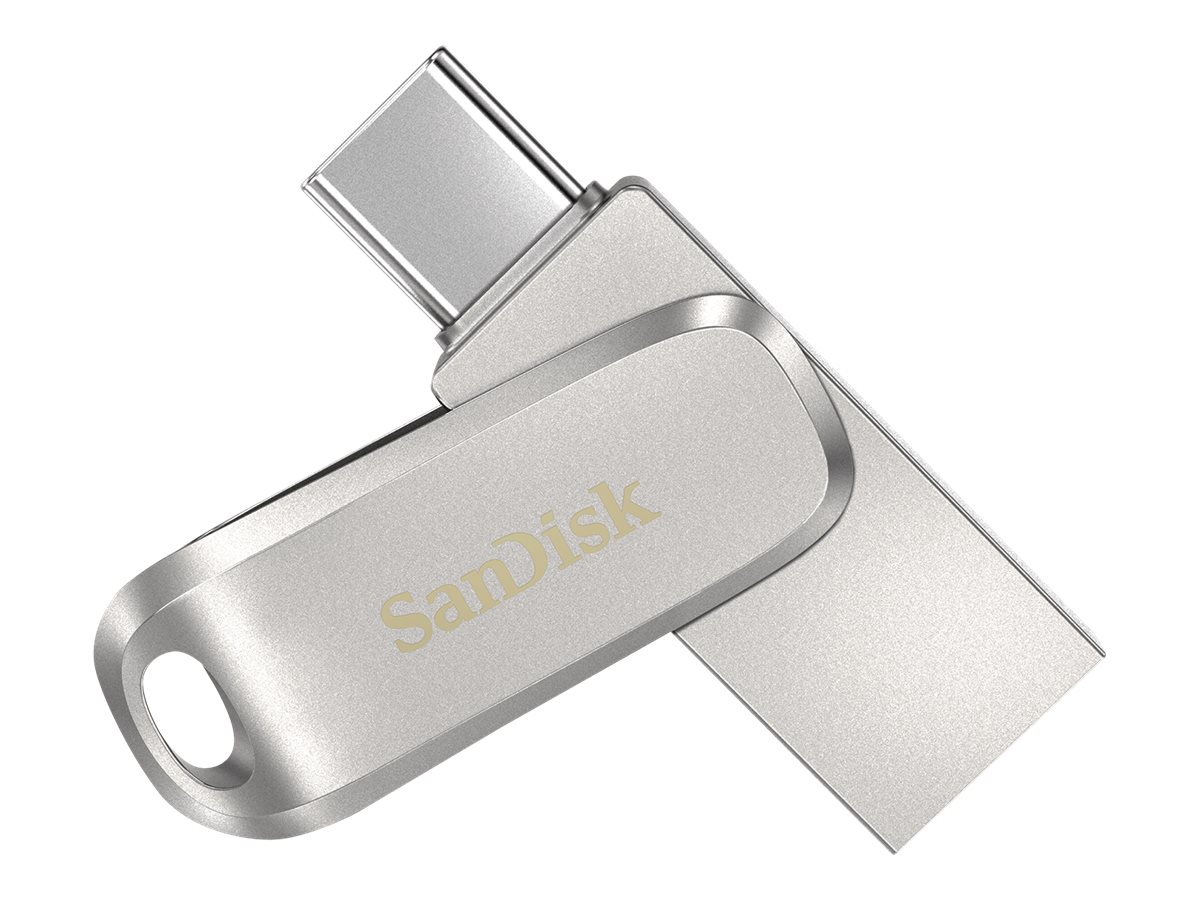 SanDisk USB-Stick Ultra Dual Drive Luxe Type-C silber 32 GB