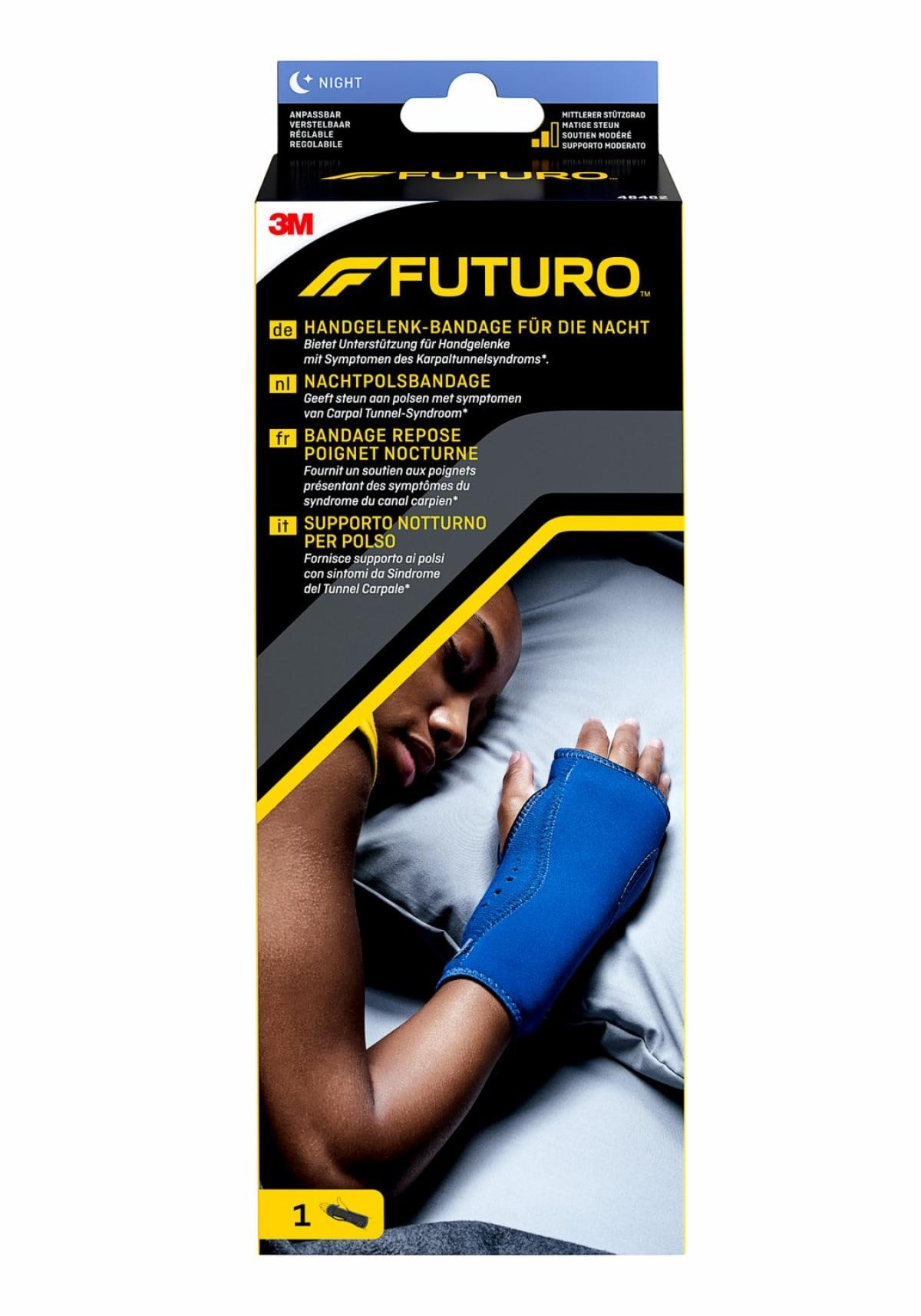 FUTURO Handgelenkbandage fuer die Nacht 48462DABI blau 13,322,9 cm, 1 St